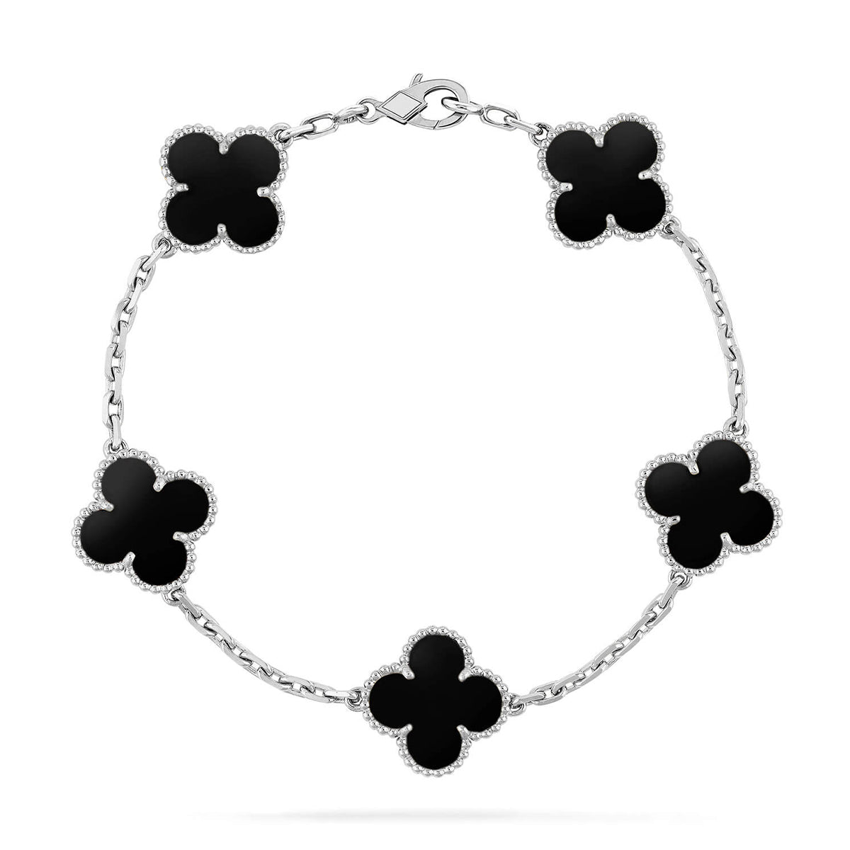 [Star]New CLOVER 5 MOTIF ONYXS BRACELET COLLECTION