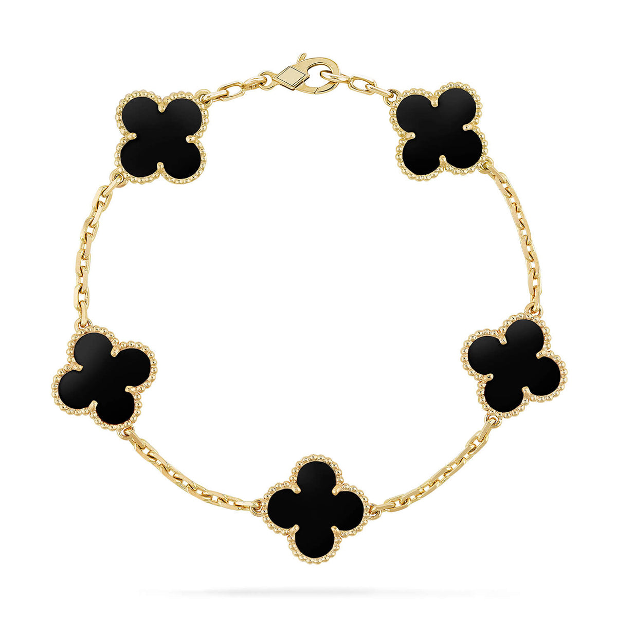 [Star]New CLOVER 5 MOTIF ONYXS BRACELET COLLECTION