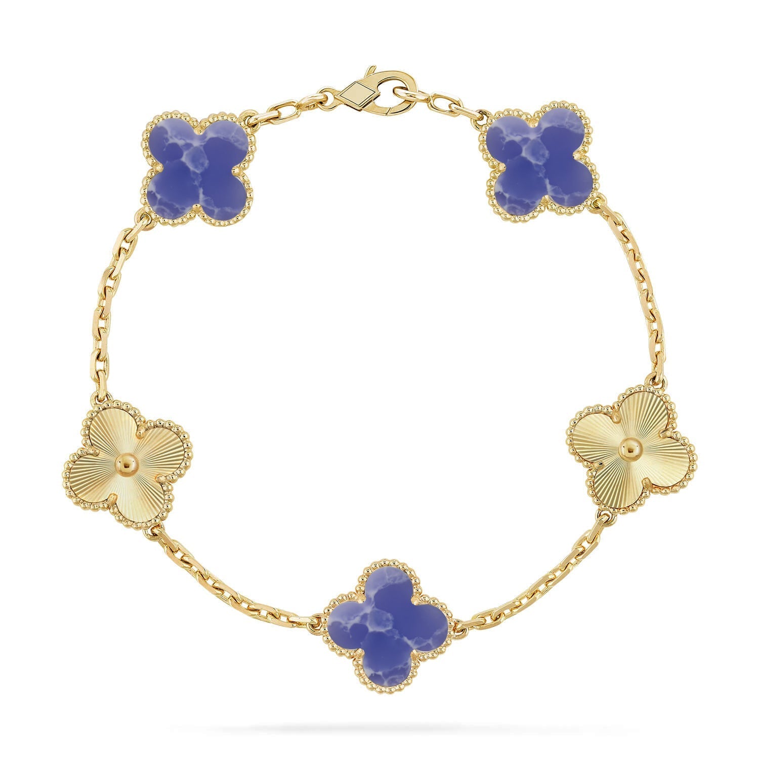[Star]New CLOVER 5 MOTIF BLUE VEINS BRACELET COLLECTION