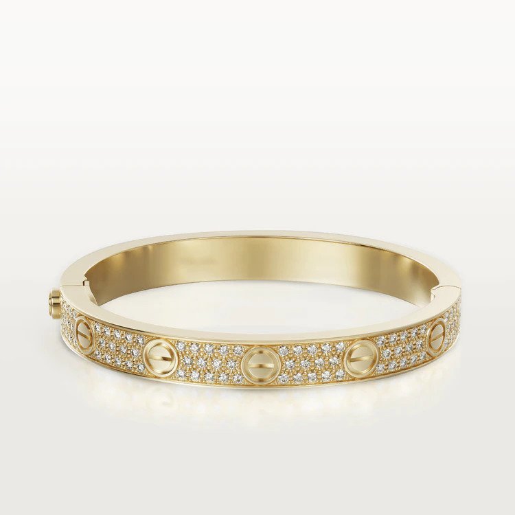 ¡®Star¡¯LOVE BRACELET 6.1MM DIAMOND-PAVED