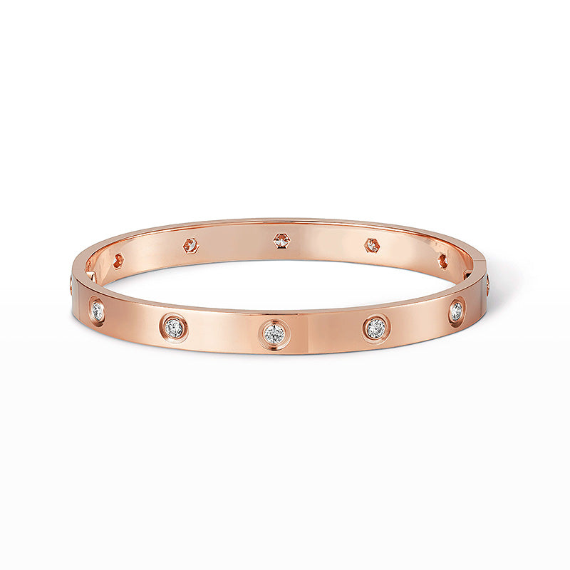 ¡®Star¡¯LOVE BRACELET 6.1MM 10 DIAMONDS