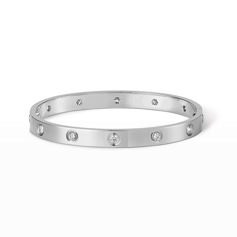 ¡®Star¡¯LOVE BRACELET 6.1MM 10 DIAMONDS