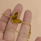 ¡®Star¡¯LUCKY SPRING 5 MOTIF GOLD BRACELET