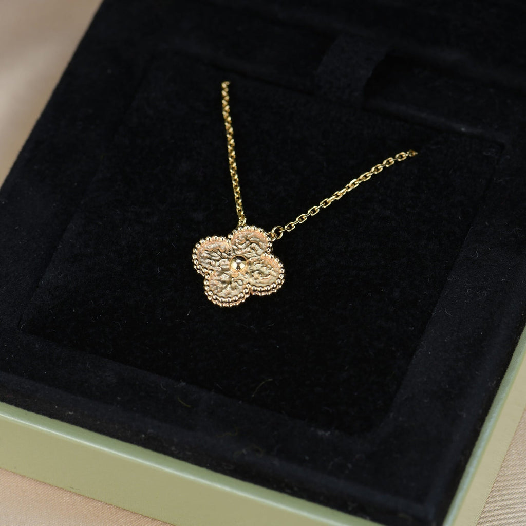 ¡®Star¡¯CLOVER 15MM  BRONZING NECKLACE