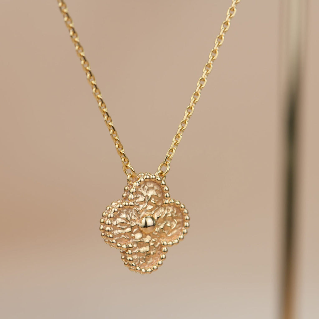 ¡®Star¡¯CLOVER 15MM  BRONZING NECKLACE