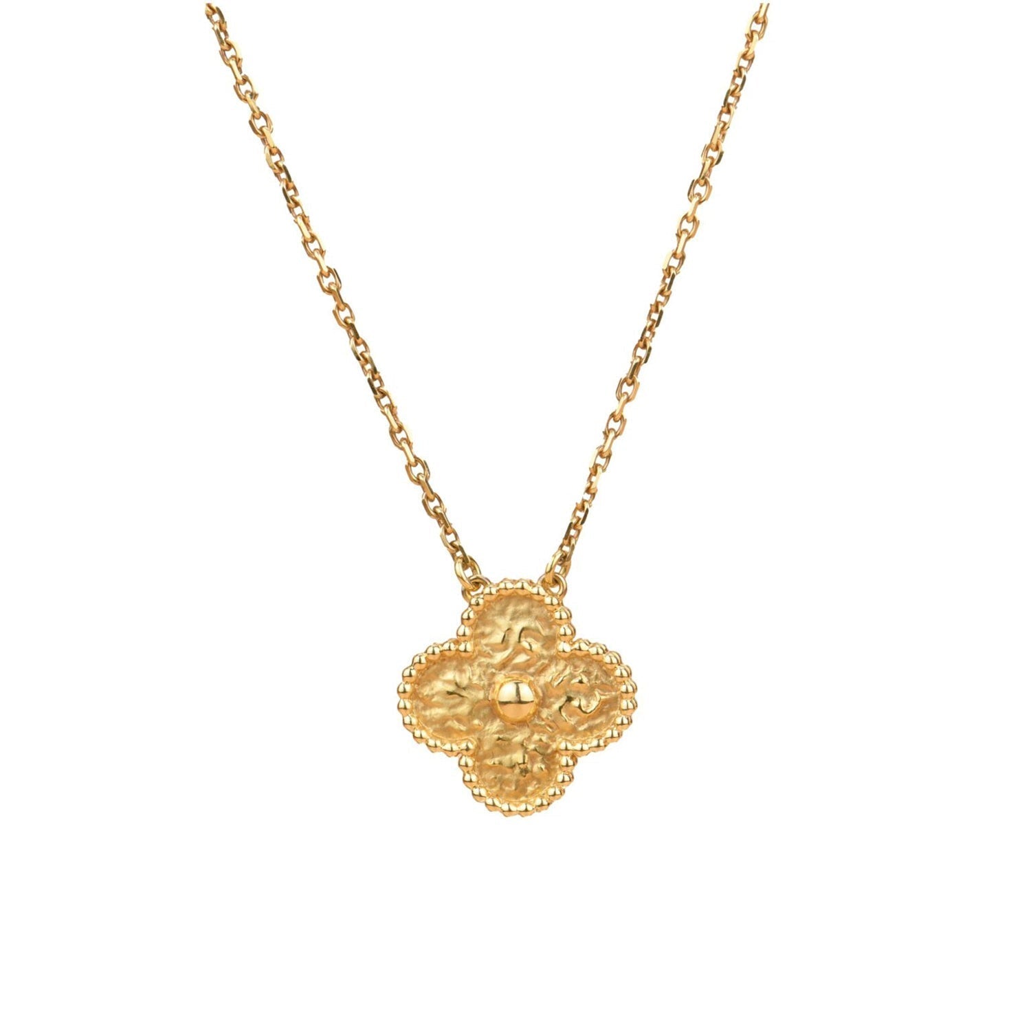 ¡®Star¡¯CLOVER 15MM  BRONZING NECKLACE