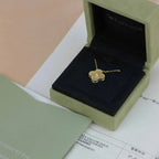 ¡®Star¡¯CLOVER 15MM DIAMOND GOLD MOTHER OF PEARL NECKLACE