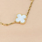 [Star]New CLOVER WHITE PEARL MOP 5 MOTIF BRACELET COLLECTION