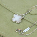 ¡®Star¡¯CLOVER  15MM WHITE MOTHER-OF-PEARL SILVER