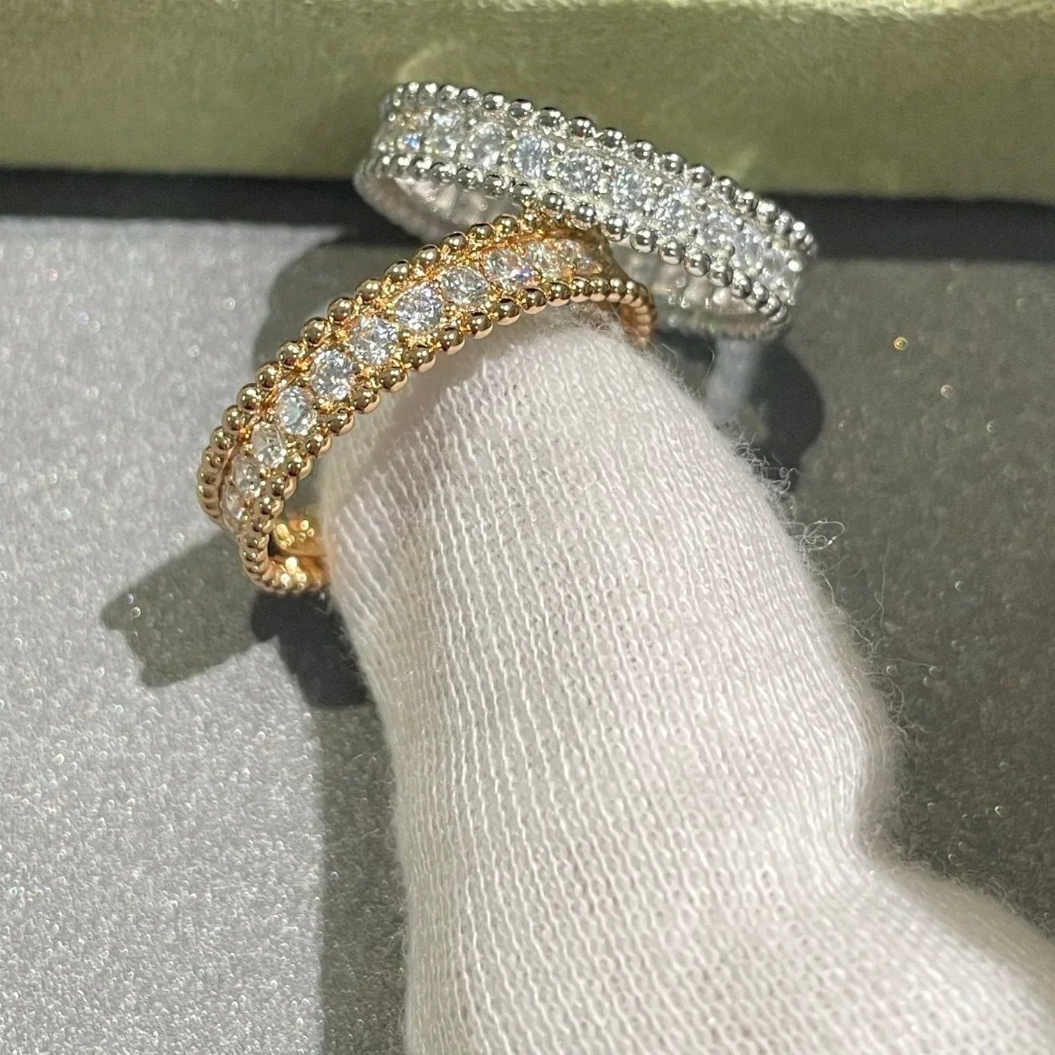 ¡®Star¡¯PERLEE DIAMOND ROSE GOLD RING