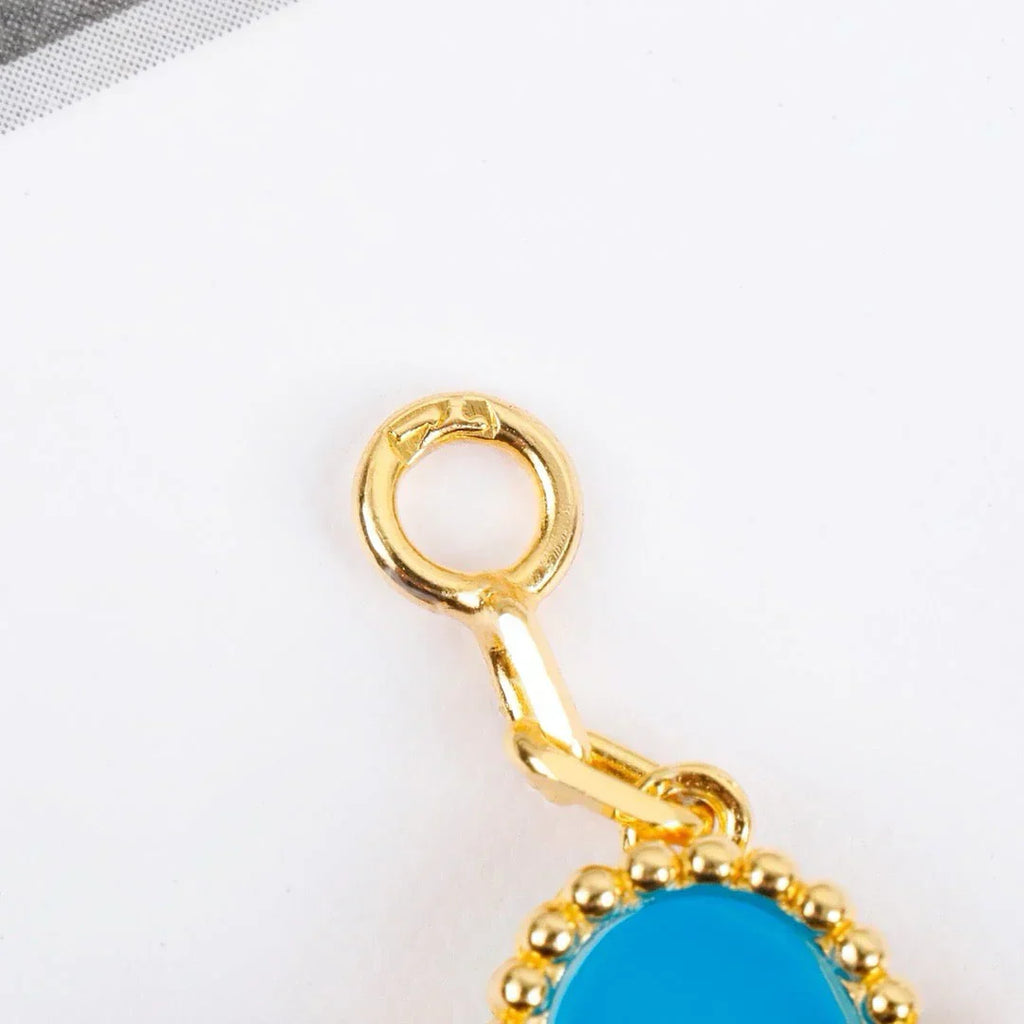 [Star]New  CLOVER 5 MOTIF TURQUOISE BRACELET COLLECTION