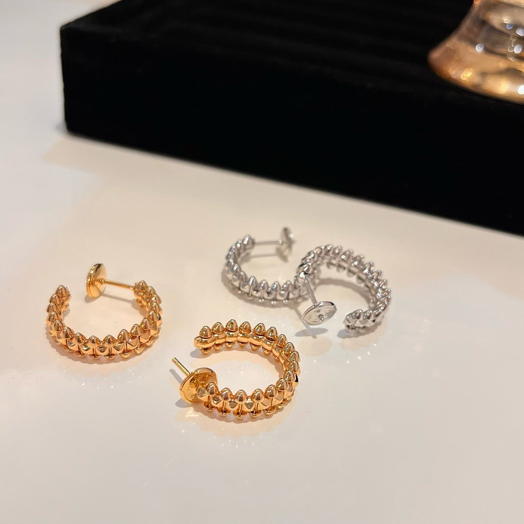 ¡®Star¡¯CLASH SMALL HOOP EARRINGS