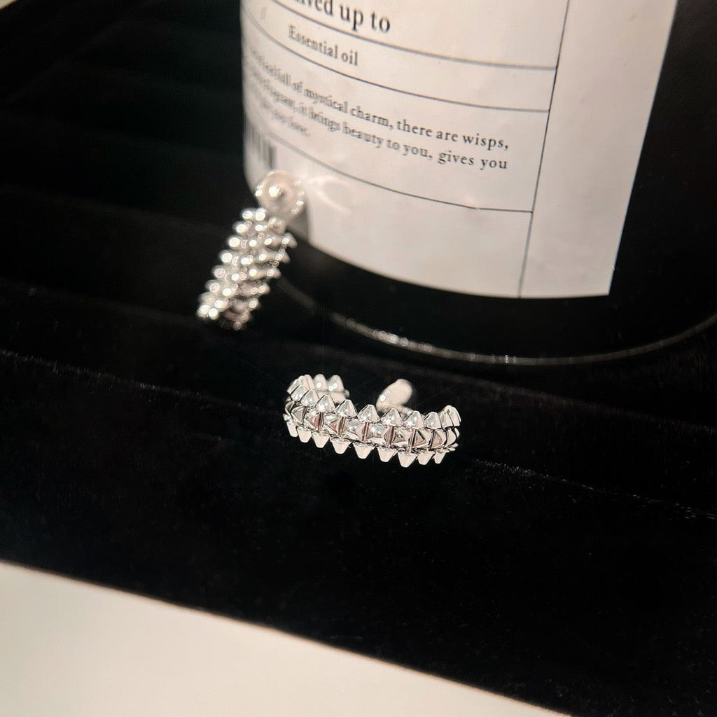 ¡®Star¡¯CLASH SMALL HOOP EARRINGS