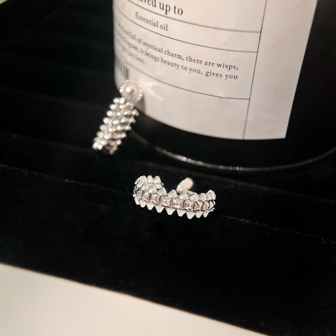 ¡®Star¡¯CLASH SMALL HOOP EARRINGS