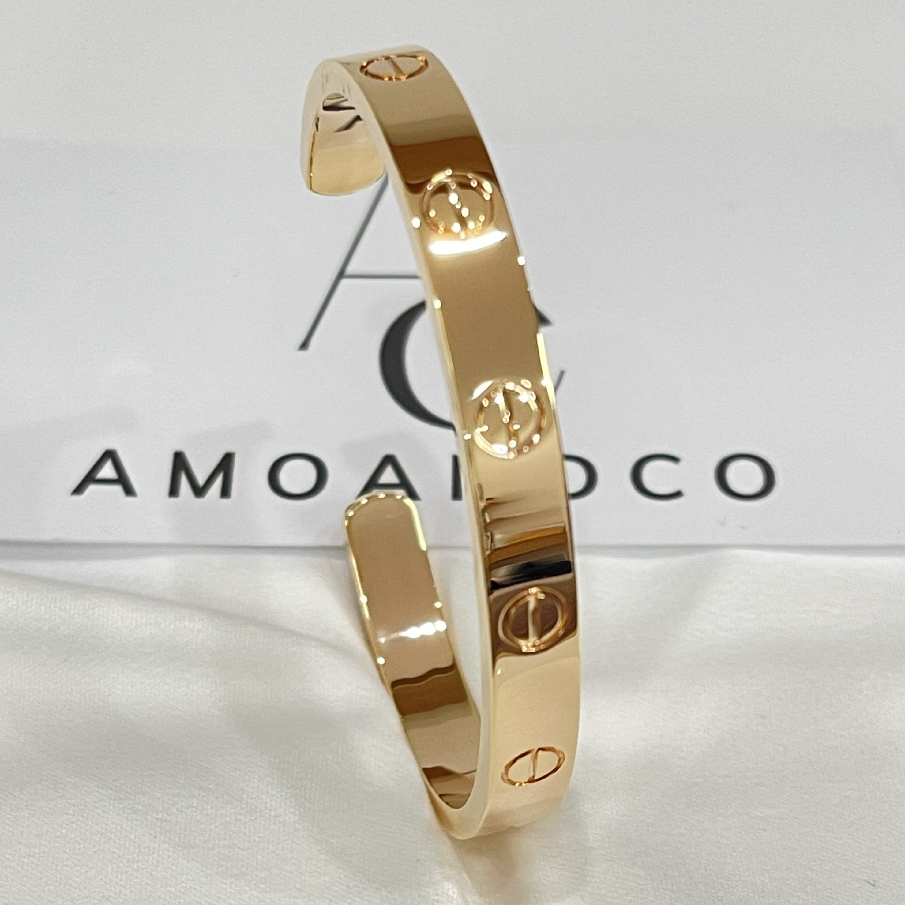 ¡®Star¡¯LOVE BRACELET 6.1MM OPEN CUFF