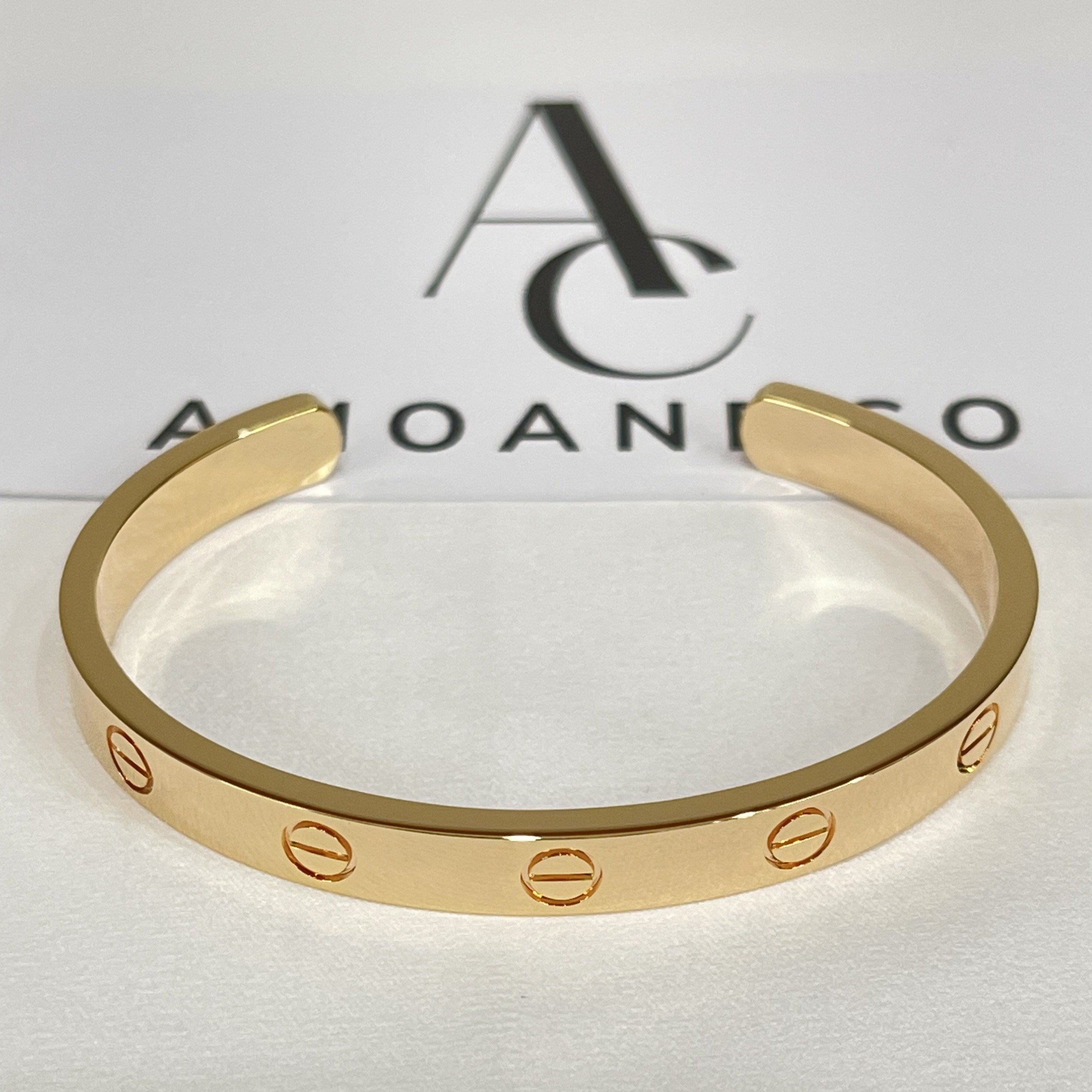 ¡®Star¡¯LOVE BRACELET 6.1MM OPEN CUFF