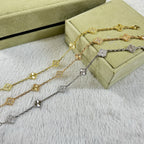 [¡®Star¡¯]CLOVER 6 MOTIF DIAMOND LASER BRACELET