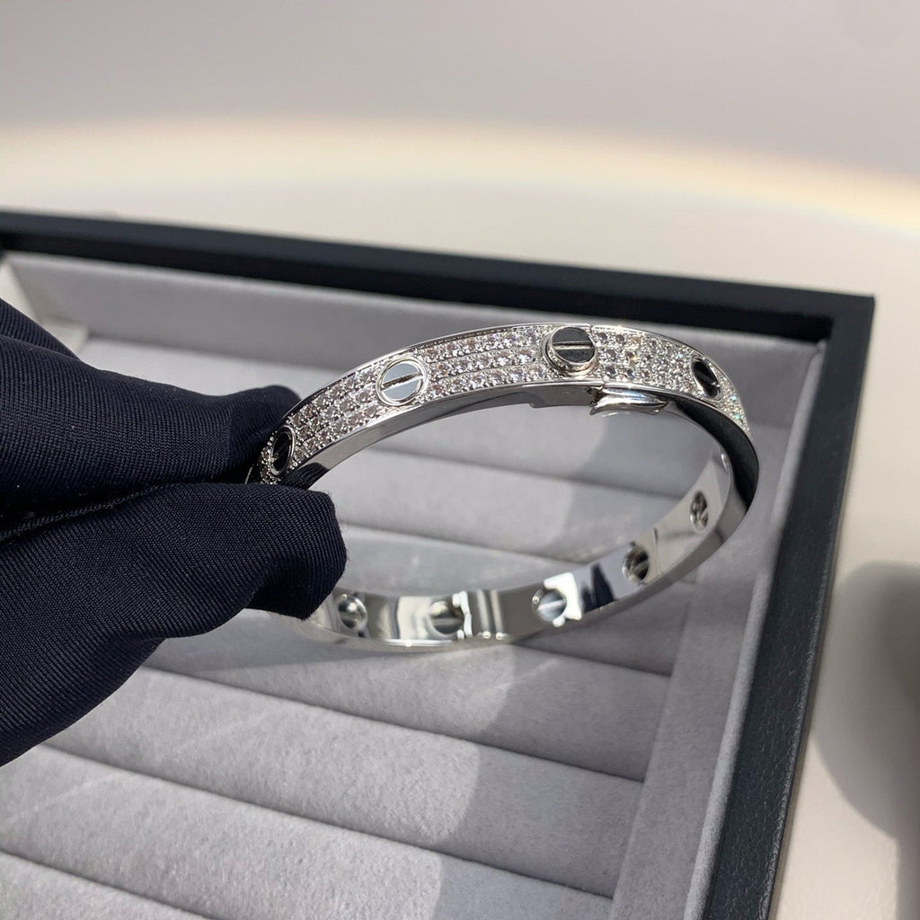 ¡®Star¡¯LOVE BRACELET 6.1MM DIAMOND-PAVED CERAMIC