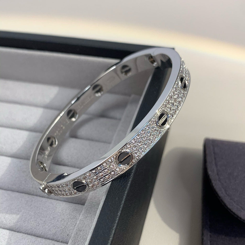 ¡®Star¡¯LOVE BRACELET 6.1MM DIAMOND-PAVED CERAMIC
