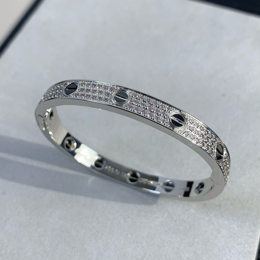 ¡®Star¡¯LOVE BRACELET 6.1MM DIAMOND-PAVED CERAMIC