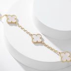 ¡®Star¡¯CLOVER 10 MOTIFS WHITE MOTHER OF PEARL NECKLACE