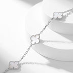 ¡®Star¡¯CLOVER 10 MOTIFS WHITE MOTHER OF PEARL NECKLACE
