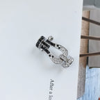 ¡®Star¡¯FORCE LARGE HORSESHOE BLACK WHITE DIAMOND BRACELET ROSE GOLD
