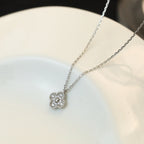 ¡®Star¡¯CLOVER MINI 9.5MM PENDANT DIAMOND NECKLACE