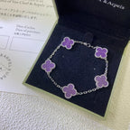 [Star]New  CLOVER 5 MOTIF VIOLET BRACELET COLLECTION