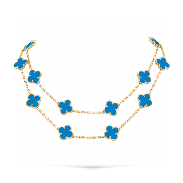 ¡®Star¡¯CLOVER 20 MOTIFS TURQUOISE GOLD