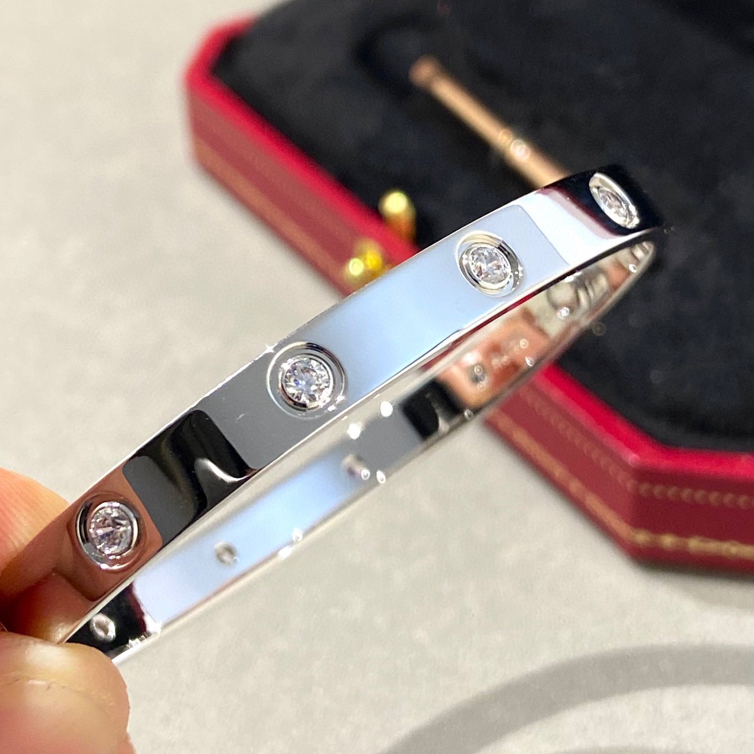¡®Star¡¯LOVE BRACELET 6.1MM 10 DIAMONDS
