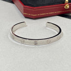 ¡®Star¡¯LOVE BRACELET 6.1MM 1 DIAMOND OPEN CUFF