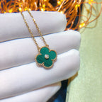 ¡®Star¡¯CLOVER 15MM DIAMOND TURQUOISE NECKLACE