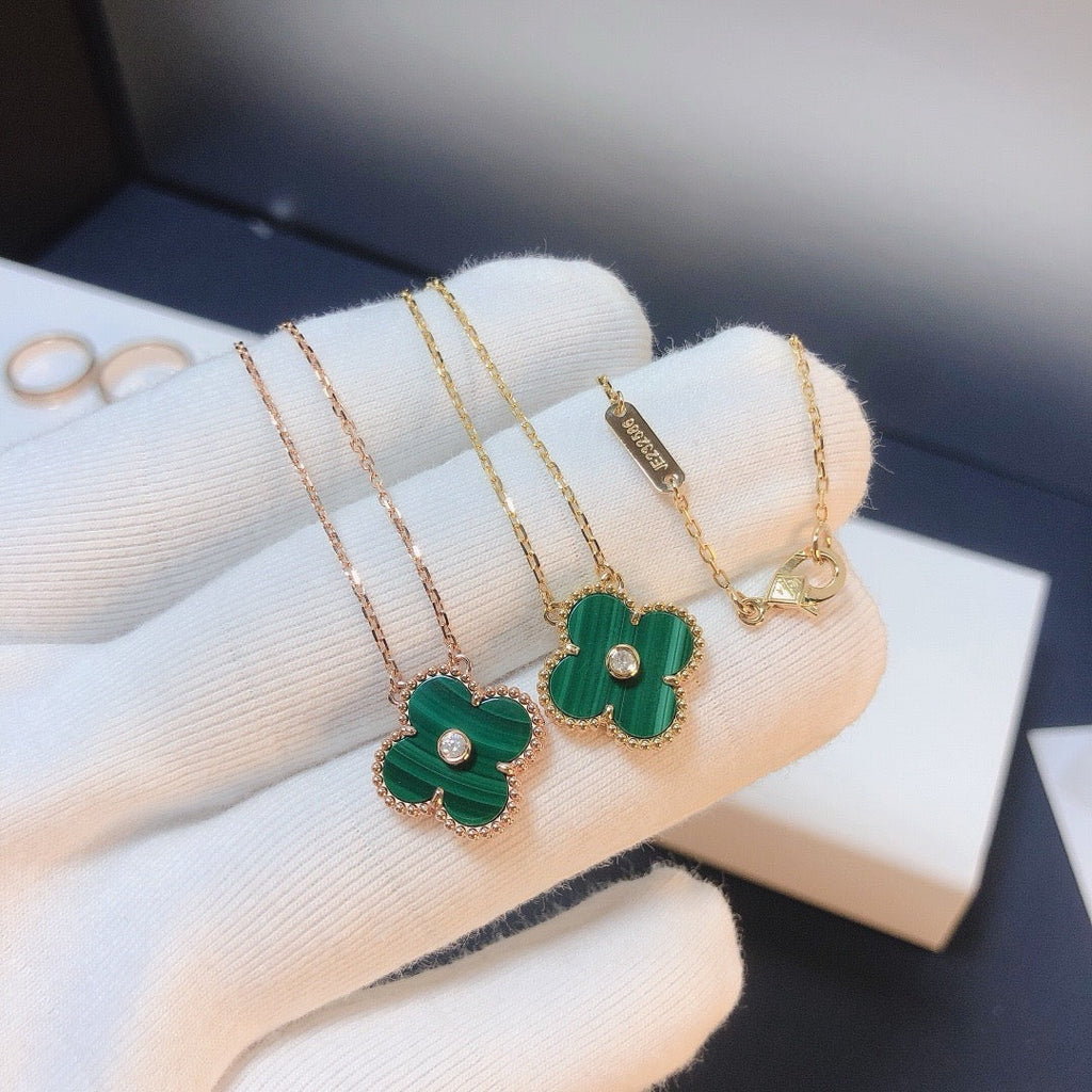 ¡®Star¡¯CLOVER 15MM DIAMOND TURQUOISE NECKLACE
