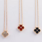 ¡®Star¡¯CLOVER 15MM DIAMOND CARNELIAN NECKLACE