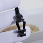 ¡®Star¡¯FORCE LARGE SERIES HORSESHOE BLACK SAMURAI BRACELET