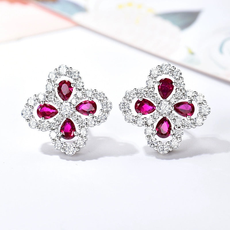 ¡®Star¡¯LOOP EARRINGS FULL MOTIF DIAMOND 16MM