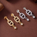 ¡®Star¡¯HM CHAINE DIAMOND EARRINGS