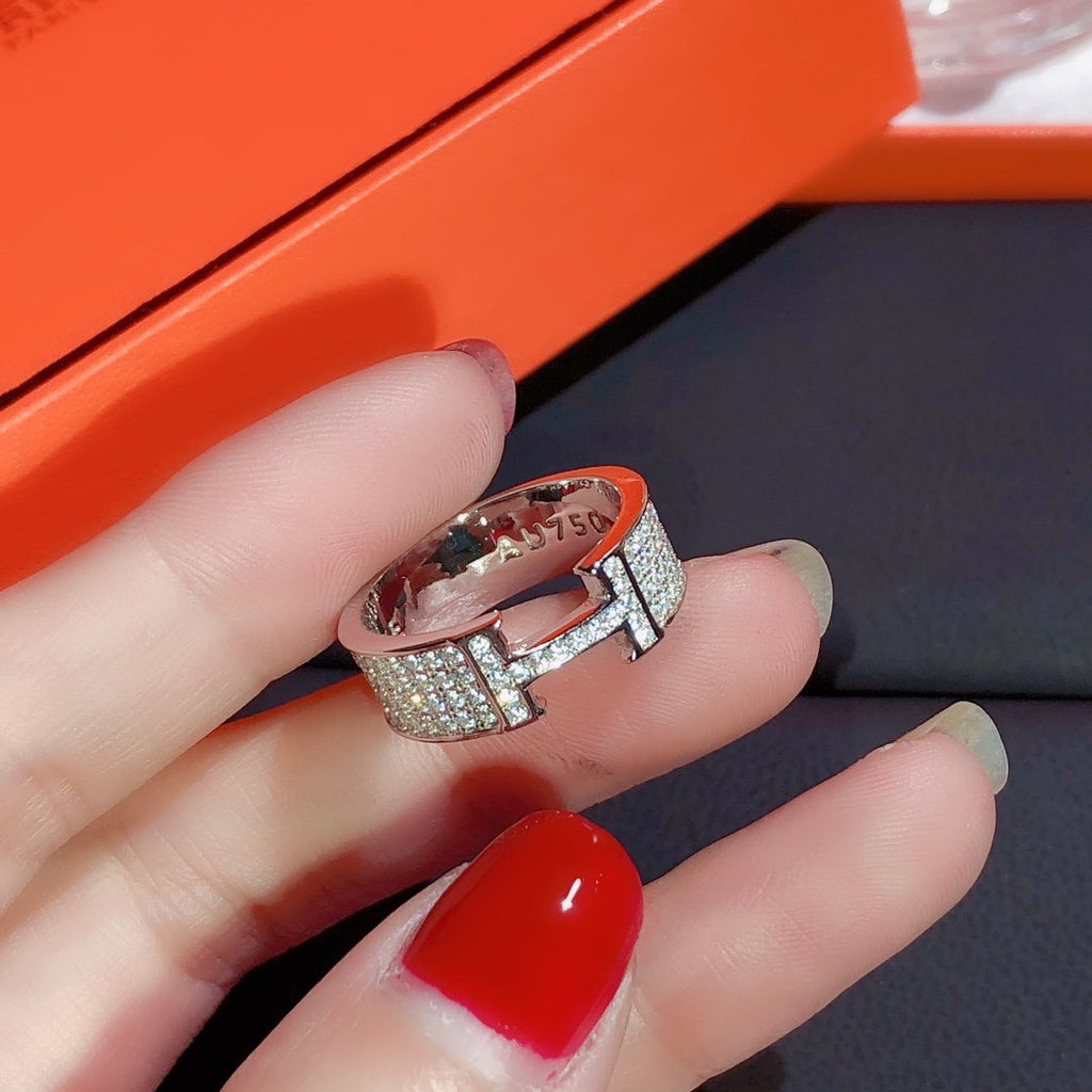¡®Star¡¯H RING FULL DIAMOND