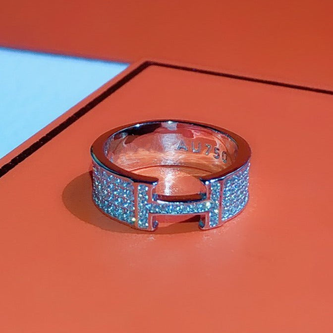 ¡®Star¡¯H RING FULL DIAMOND