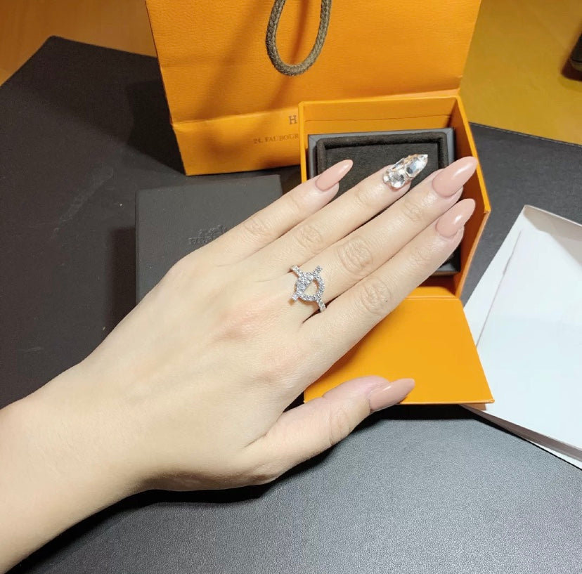 ¡®Star¡¯ECHAPPEE RING SILVER DIAMOND