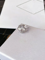 ¡®Star¡¯CLOVER SILVER RING