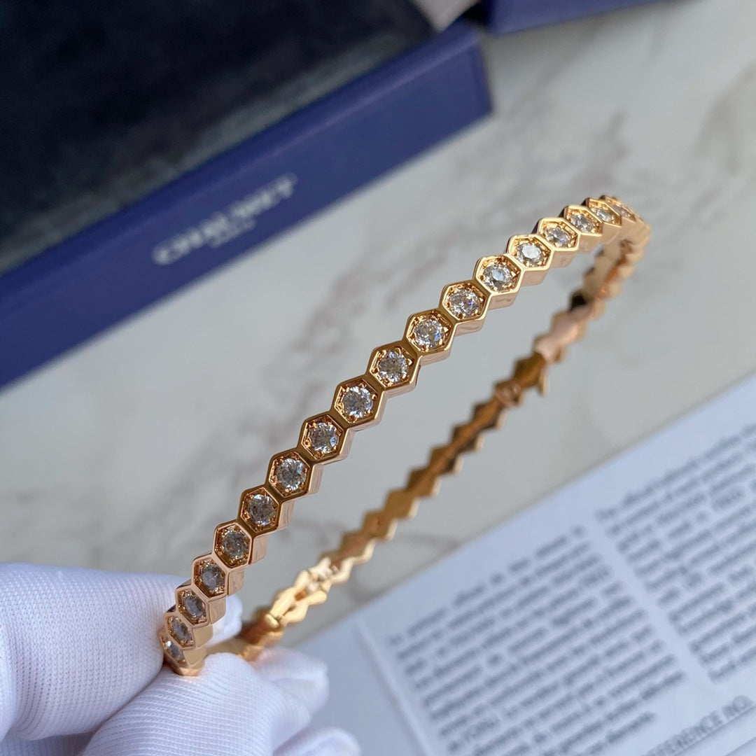 ¡®Star¡¯BEE LOVE GOLD BRACELET FULL DIAMOND