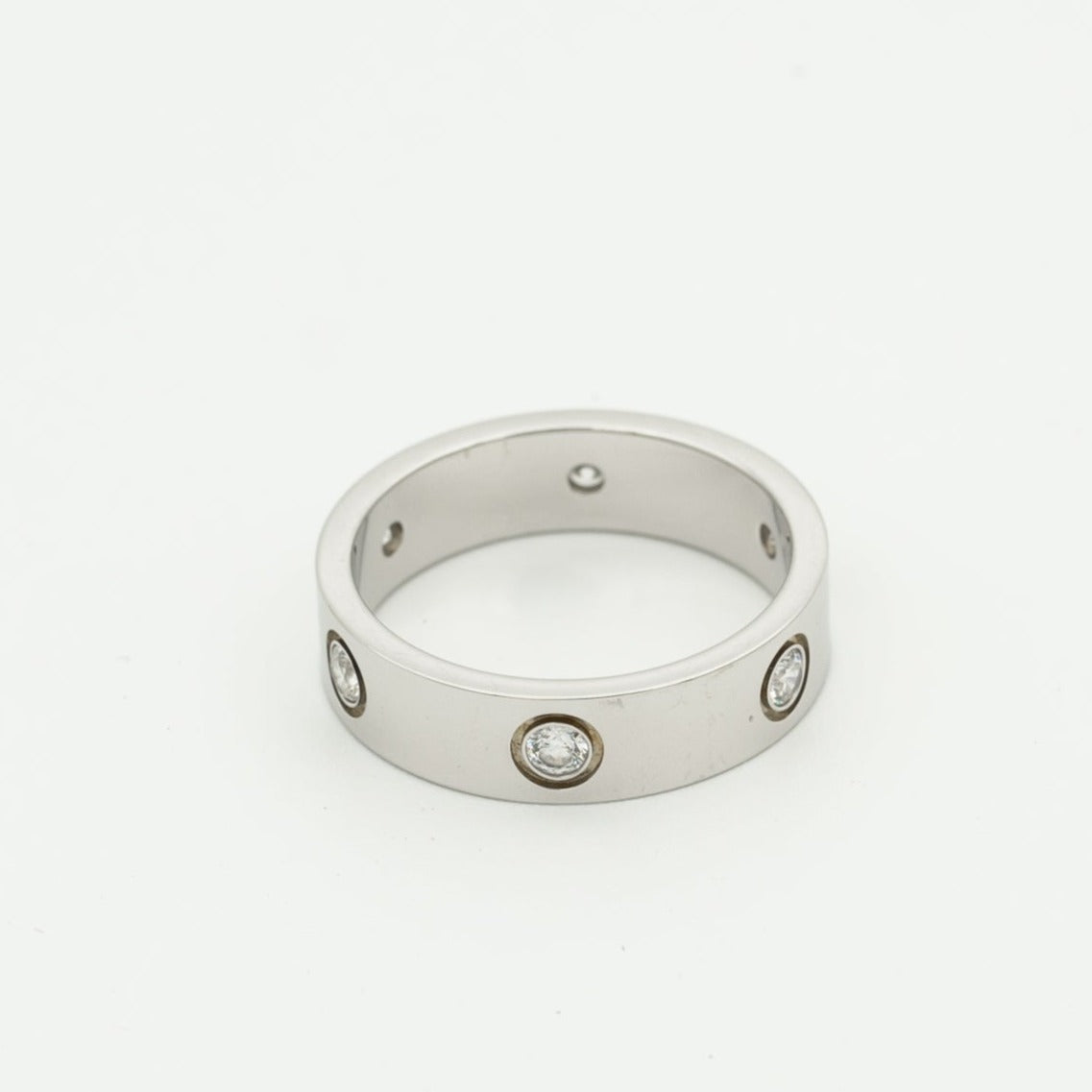 ¡®Star¡¯LOVE RING 5.5MM 6 DIAMONDS SILVER