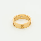 ¡®Star¡¯LOVE RING 5.5MM 3 DIAMONDS PINK GOLD
