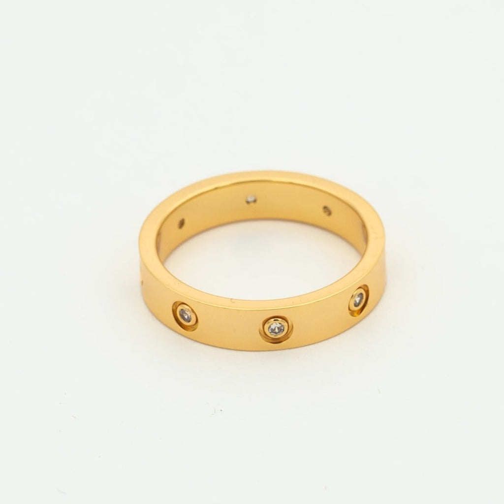 ¡®Star¡¯LOVE RING 3.6MM 8 DIAMONDS