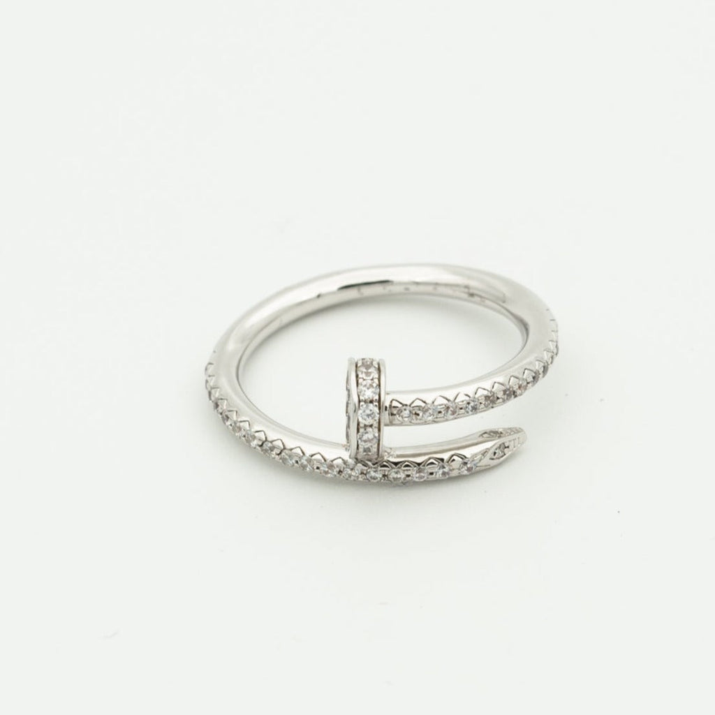 ¡®Star¡¯JUSTE RING 1.8MM SILVER DIAMONDS