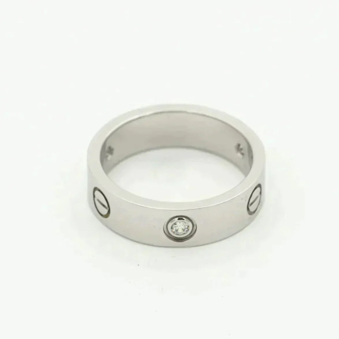 ¡®Star¡¯LOVE RING 5.5MM 3 DIAMONDS SILVER