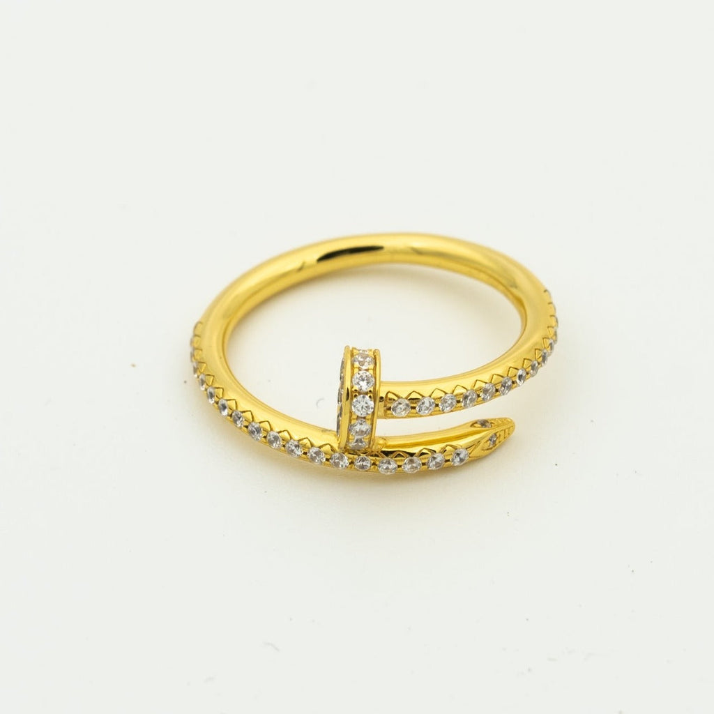 ¡®Star¡¯JUSTE RING 1.8MM GOLD DIAMONDS