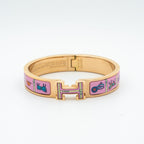 ¡®Star¡¯H PINK GOLD BRACELET PINK CERAMIC